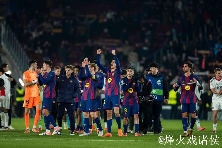 巴塞罗那主场2-1力克法兰克福，欧冠小组赛第六轮再添胜绩